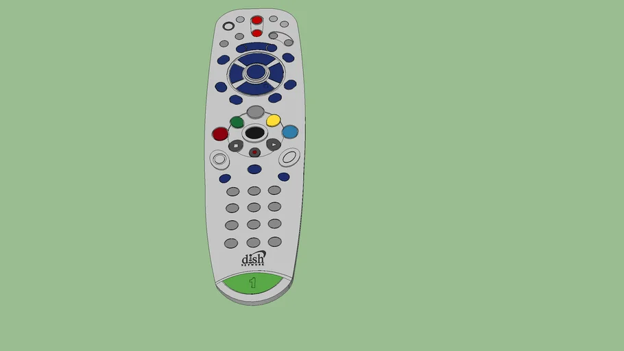 Dish Network DVR remote control (6.x) 3D Warehouse