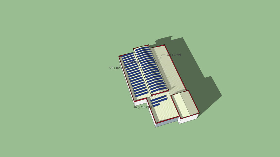 SOLAR PV LAYOUT | 3D Warehouse