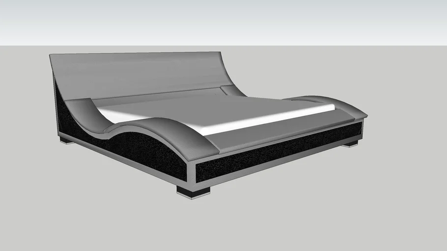 leather-bed-king-size-3d-warehouse