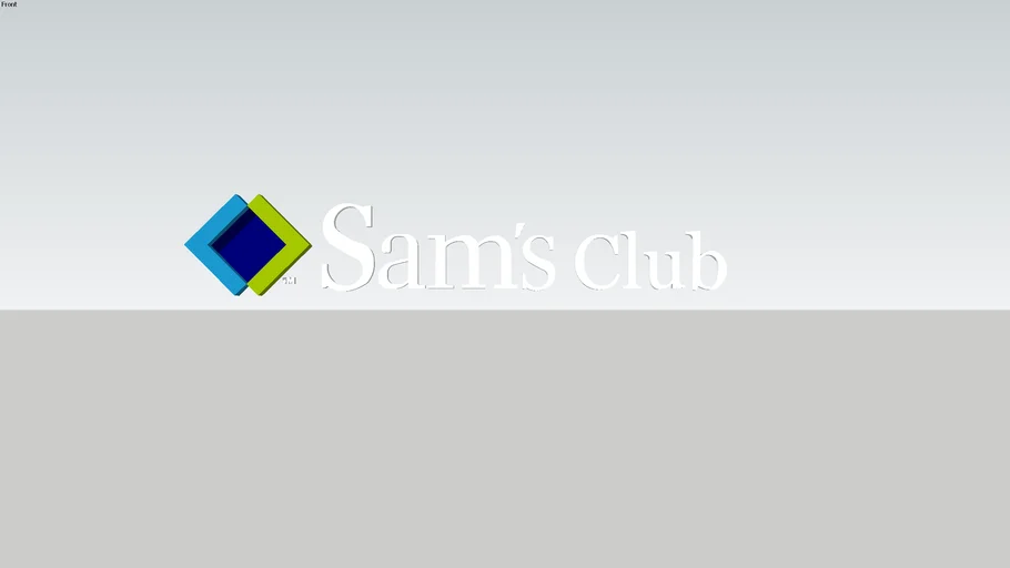 Sam's Club 2nd Logo | 3D Warehouse