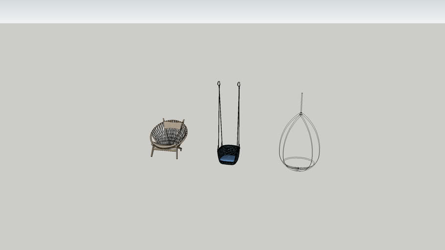 00_outdoor chair 3D Warehouse