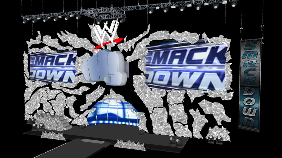WWE SmackDown! 20052007 Stage Model 3D Warehouse