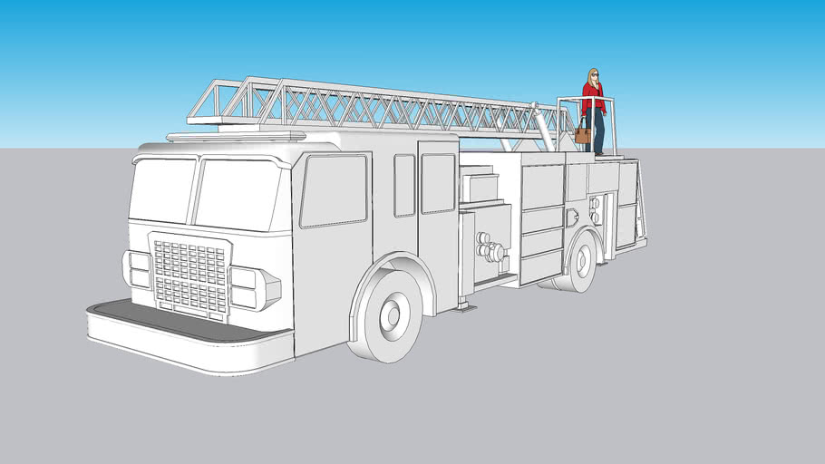 Fire Engine OR Fire Truck as modeled live!