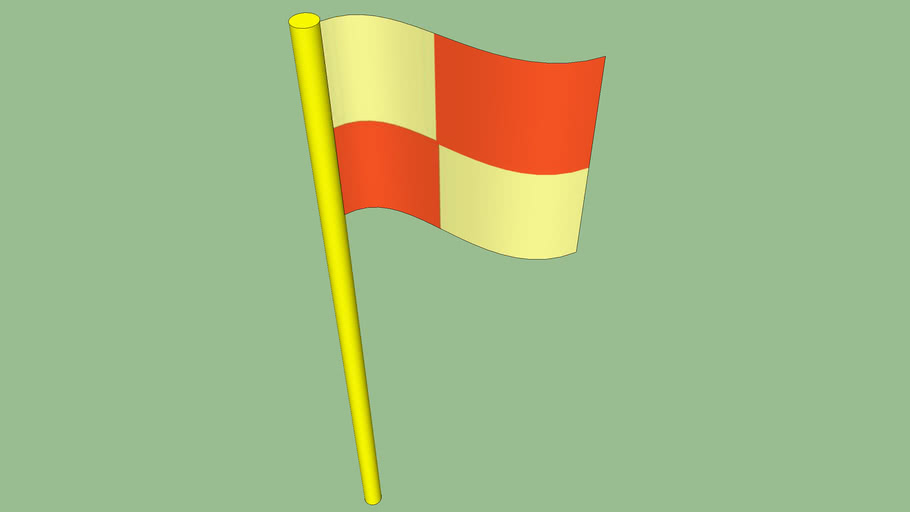Corner Flag 3D Warehouse
