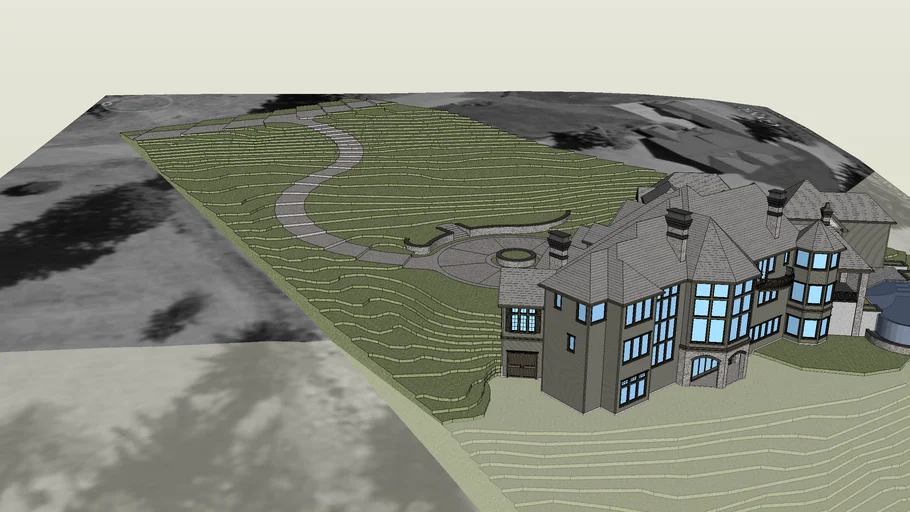 Custom Residence Beaver Lake Estates 3D Warehouse