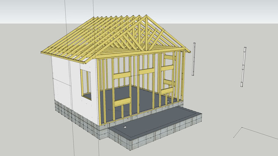 Framing for an old mercantile | 3D Warehouse