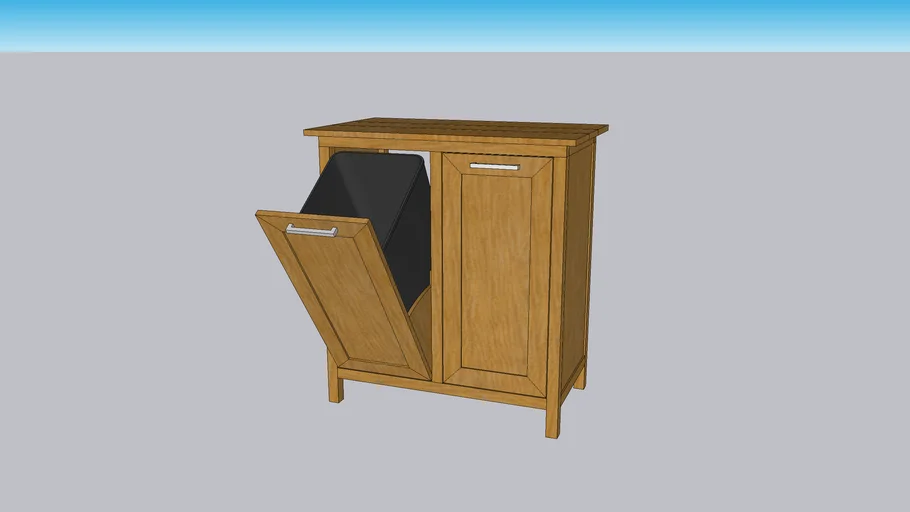 Garbage Can Cabinet Dynamic Component