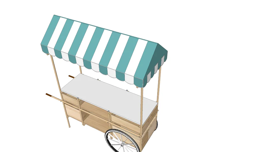 Hawker style cart | 3D Warehouse