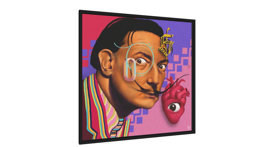 Quadro Salvador Dalí - Galeria9, por ART CLOUD