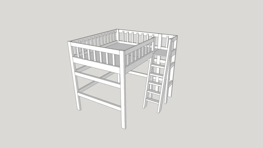 Loft Bed | 3D Warehouse