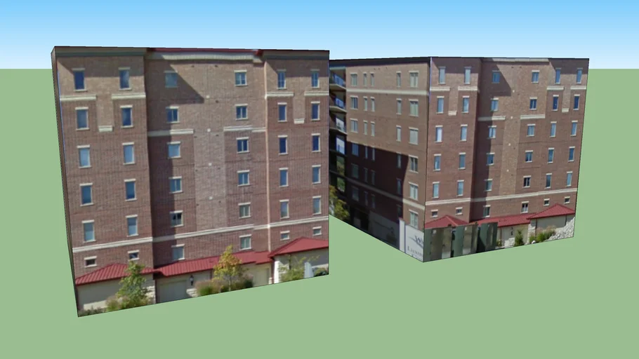 Waters Edge Condominiums, Bellevue KY 3D Warehouse