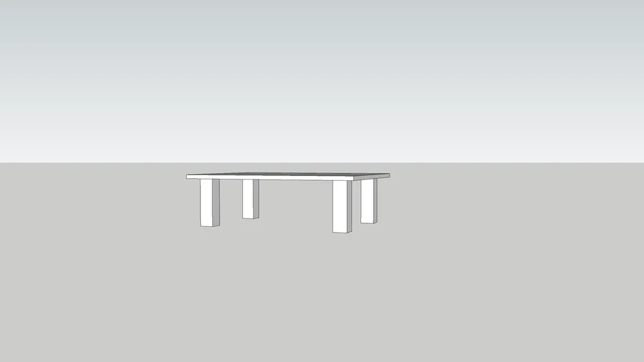table simple | 3D Warehouse