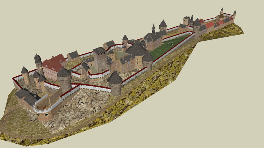 Burg Lichtenberg, Rekonstruktion 3D Warehouse