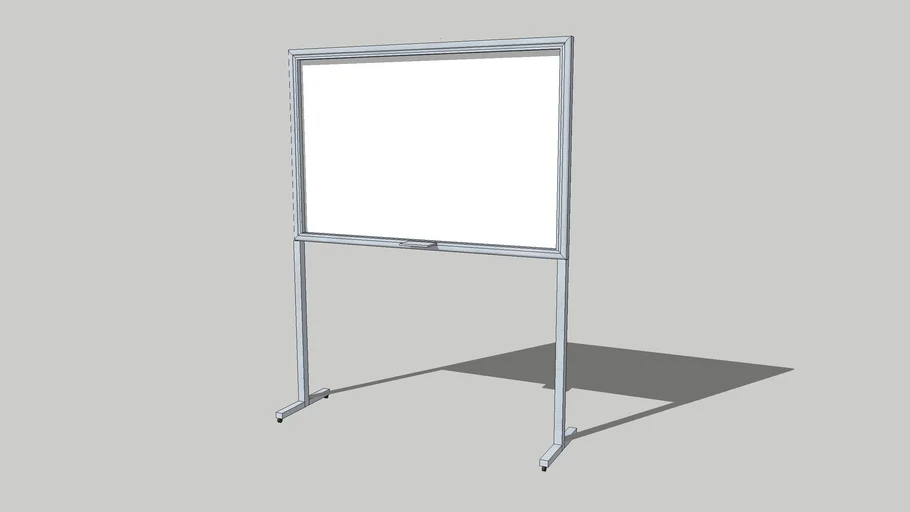 WallMountWhiteBoard 3D Warehouse
