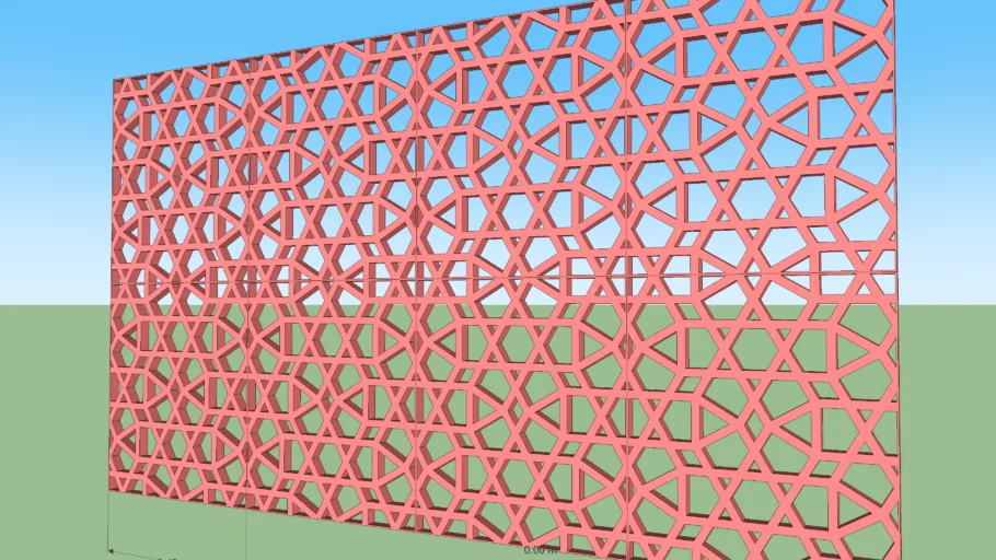 Arabic Graphic Pattern 031_with frame | 3D Warehouse