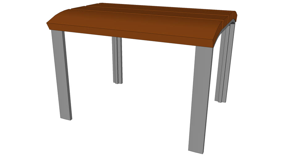 Neoliviano 24' Bench 3D Warehouse