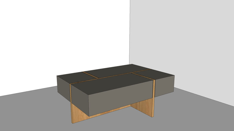 centre table living room sketchup