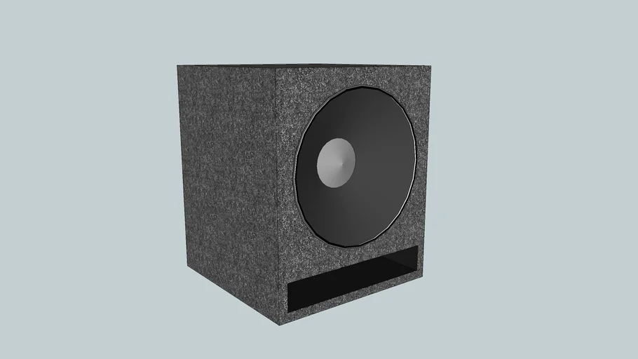 12' single ported sub box | 3D Warehouse