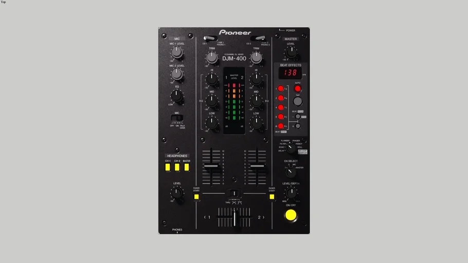 美品　Pioneer DJM-400 動作確認済み Pioneer DJM-400 DJミキサー
