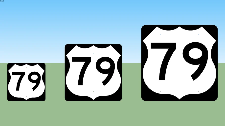 U.S. 79 Sign | 3D Warehouse