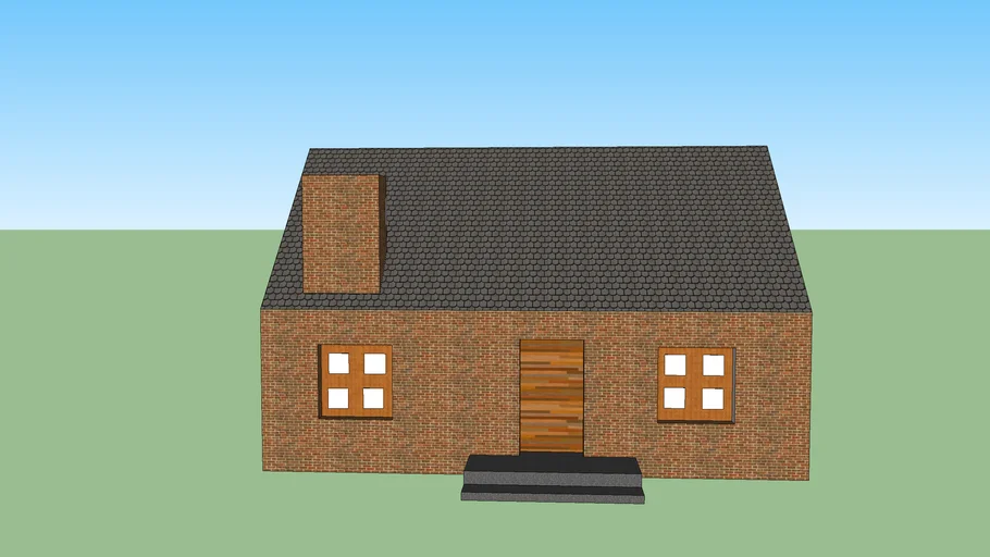 Sketchup House In Tutorial 1 