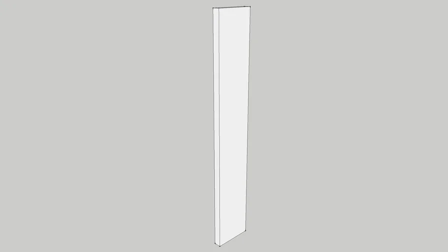 100 Wall Gap Filler 100x18x598 UID_CPUU000137 3D Warehouse