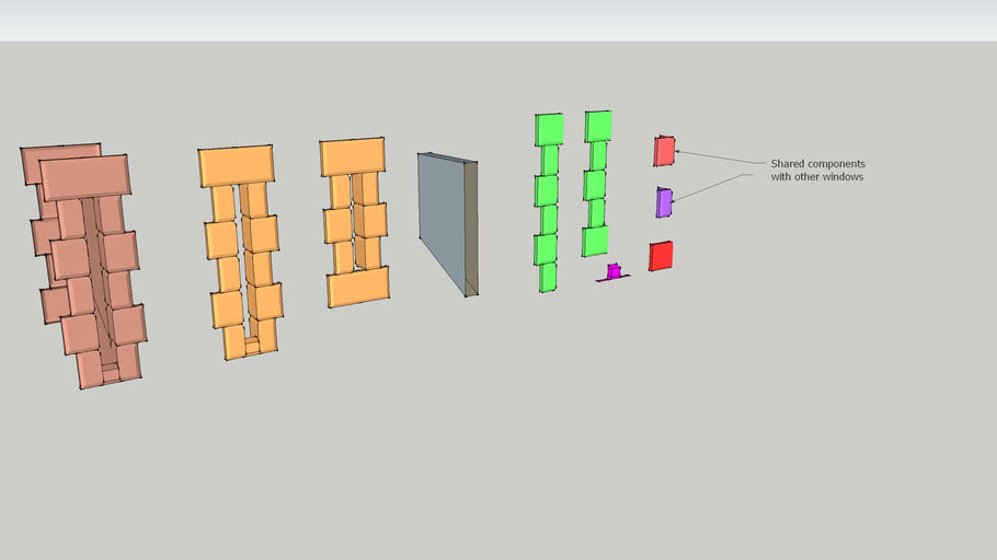 Arrow Slit Window Entity 3d Warehouse