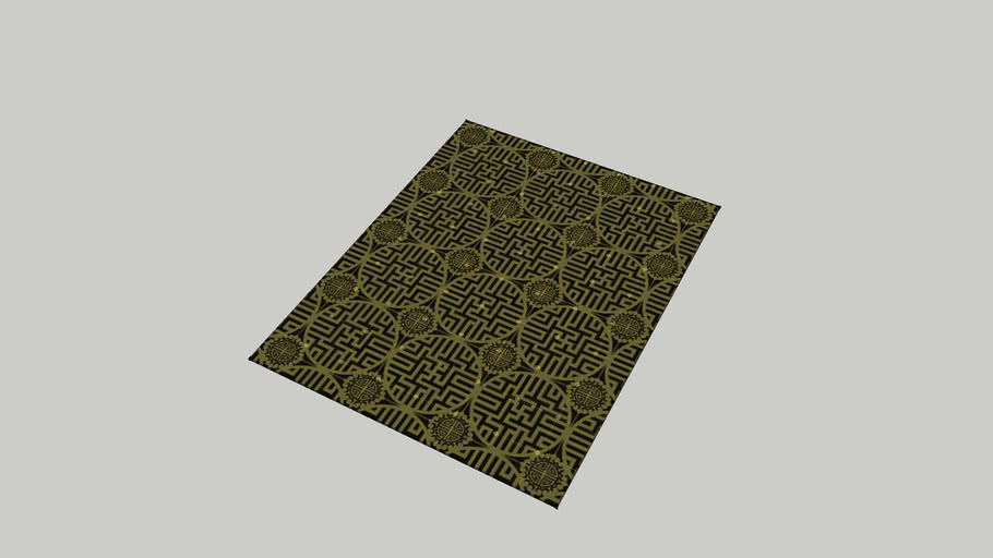 korean carpet rug 3D Warehouse