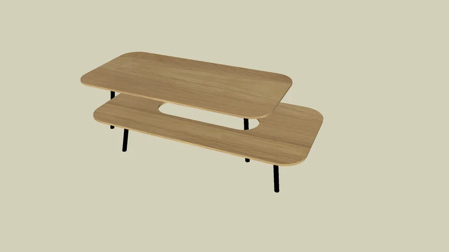 MEUBLS - scandinavian modern coffee table