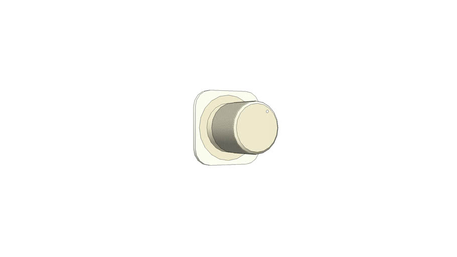 S40EDIMKBCE, Clipsal Iconic Rotary Dimmer Knob Parts Pack, Crowne 3D Warehouse