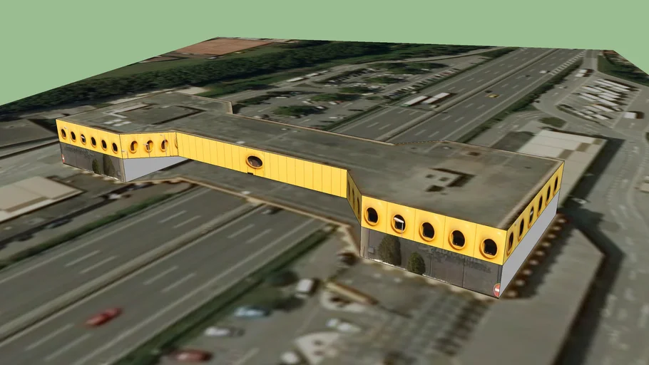 Autobahnraststette Autogrill, Pratteln 3D Warehouse