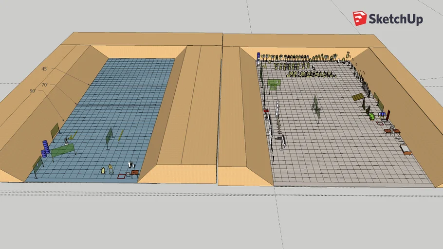 WTPS Empty Bay TEMPLATE | 3D Warehouse