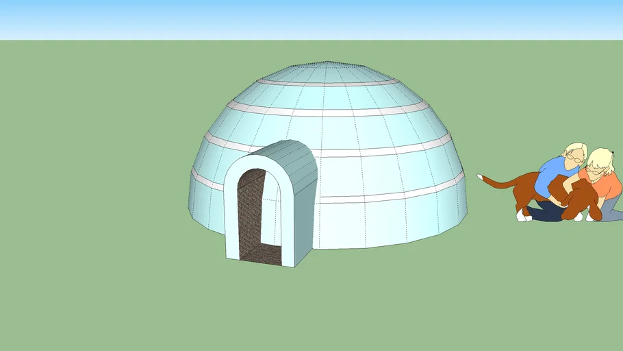 Igloo dog kennel 3D Warehouse