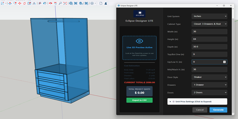 SketchUp Extension Warehouse