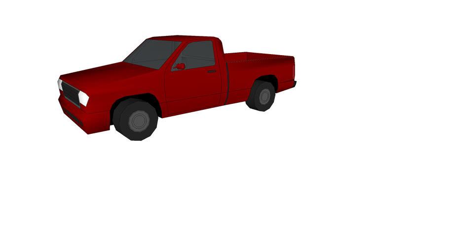 Large regular cab pickup truck | 3D Warehouse