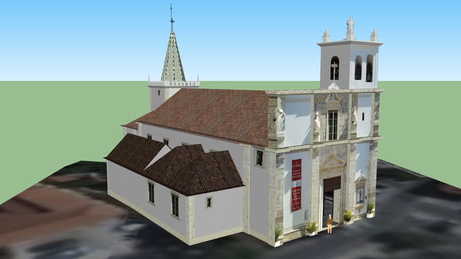 Modelo 3D da Igreja do Milagre em Santarém