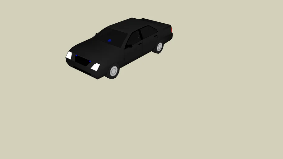 Police Car | 3D Warehouse