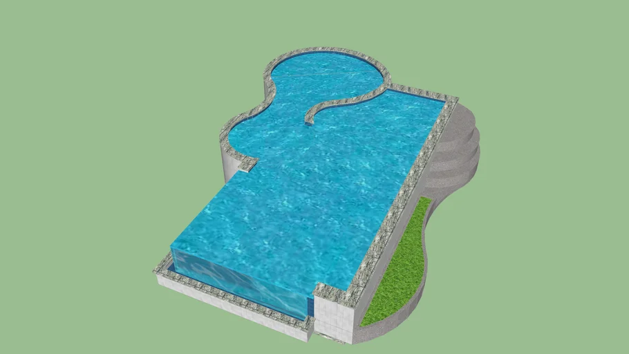 Piscina Com Borda Infinita 