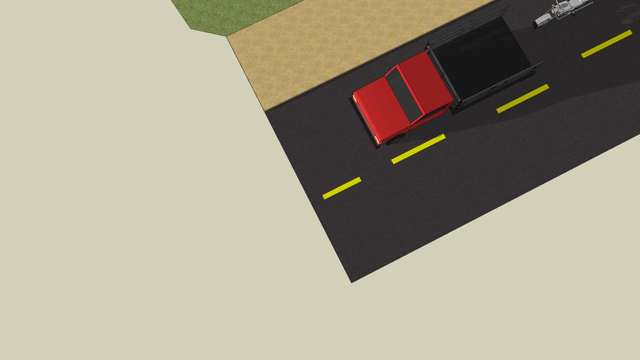 Town Road 3D Warehouse