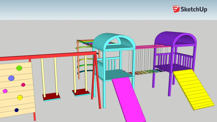 Детская площадка - - 3D Warehouse