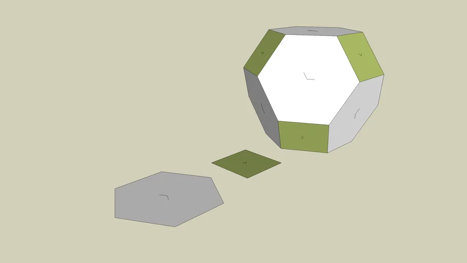 截角08面體(Truncated octahedron)