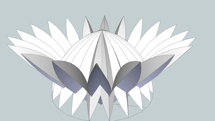 Lotus Temple 3D Warehouse