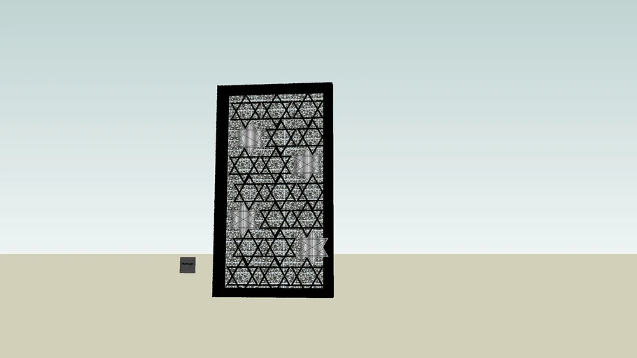 mughal-arabian star ceiling or wall | 3D Warehouse