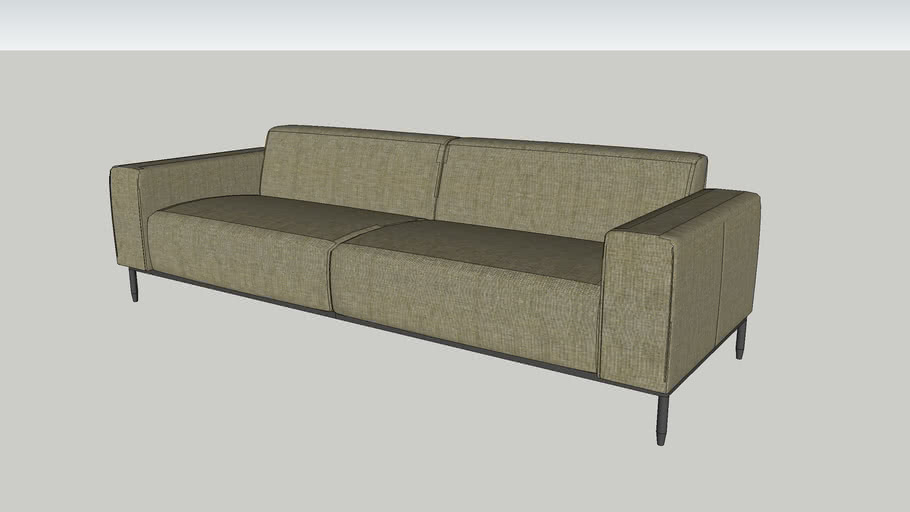 Mid Town Sofa 3 Seat | 3D Warehouse
