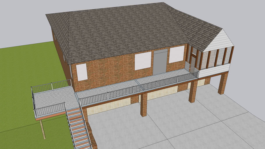 613 Woodcreek Deck | 3D Warehouse