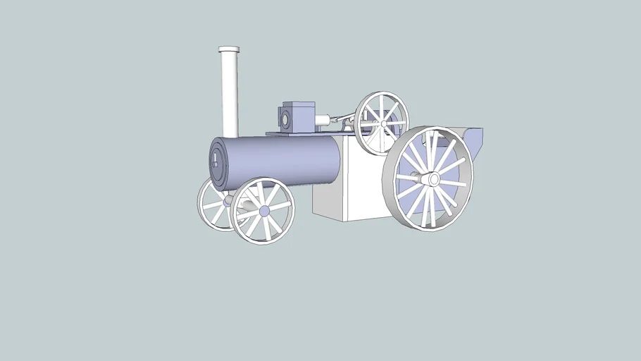 Traction engine 3D Warehouse