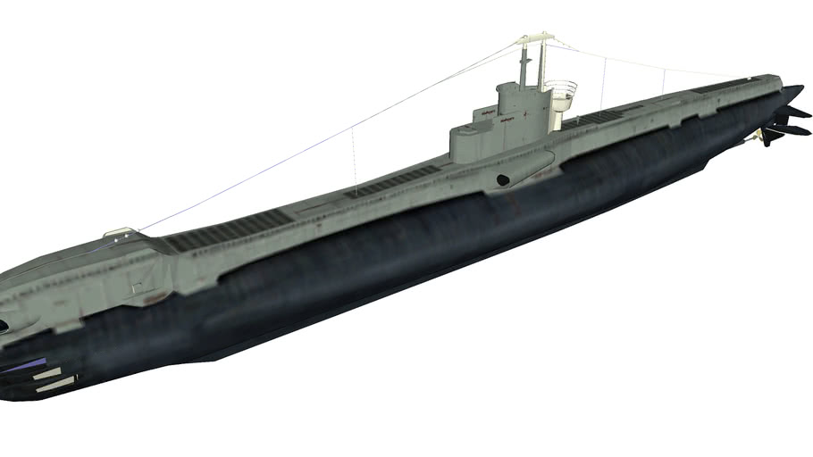 British T-class Submarine | 3D Warehouse