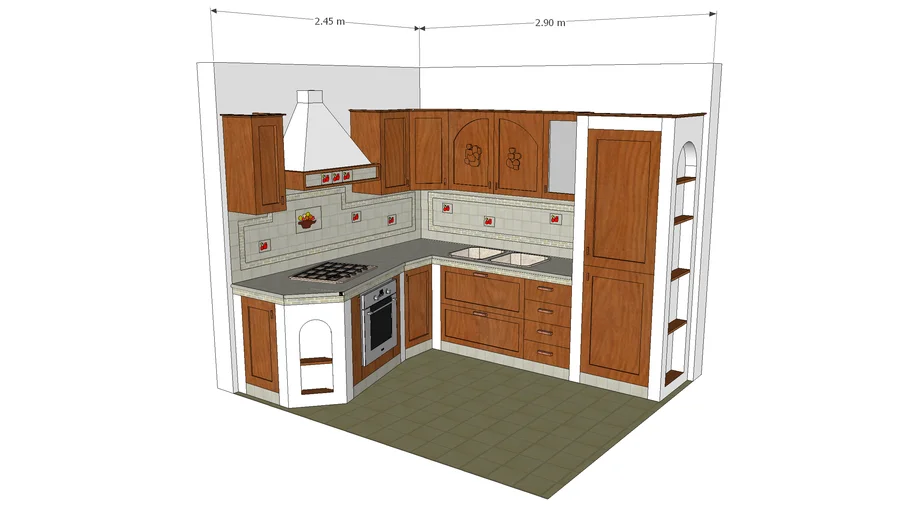 Corner kitchen 3D Warehouse