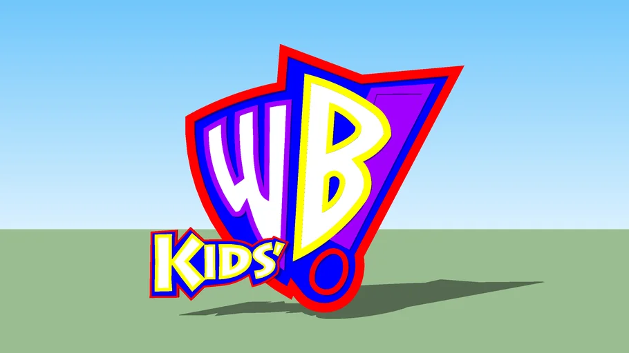 2 Kids Wb Logos 2 Superman Logos The CW4Kids Logo Warner Bros Logo | 3D ...