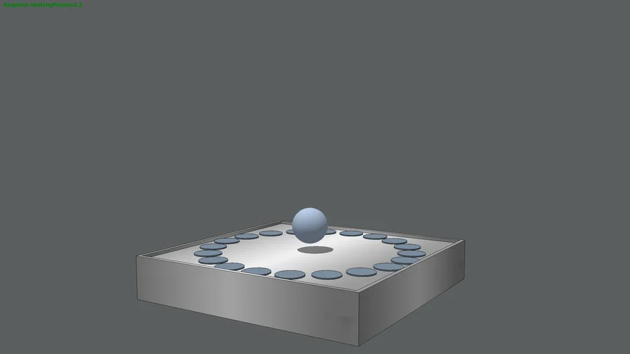 Stable magnetic levitation in SketchyPhysics 3.2 | 3D Warehouse